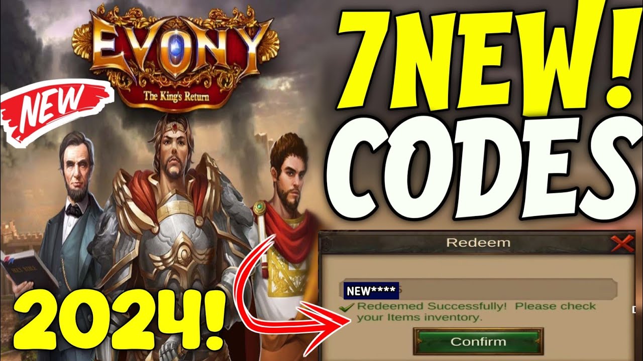 2024 UPD⚡ Evony The King's Return Codes Redeem Codes For Evony The King