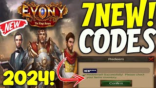 2024 UPD⚡ Evony The King's Return Codes Redeem Codes For Evony The King's Return