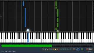 Video thumbnail of "Maroon 5 - Payphone - Easy Piano Tutorial by PlutaX (100%) Synthesia + Sheet Music"