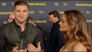 Tim Tebow & Fiance Demi-Leigh Hit Red Carpet with Brother Robby for New Film "Run the Race" Tim Tebow & Fiance Demi-Leigh Hit Red Carpet with Brother Robby for New Film "Run the Race"