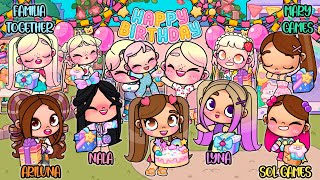 ¡ES MI CUMPLEAÑOS! 🎂 FIESTA SORPRESA JUNTO A NALA, LYNA, SOL, ARILUNA, MARY Y FAMILIA TOGETHER 🎉✨🩷