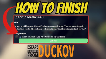 How To FINSIH SPECIFIC MEDICINE I In Escape From Duckov! [QUEST GUIDE]