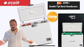 2298 J Joker Özellikli Sandık Tipi Derin Dondurucu / 298 Litre Hacmi / İster Soğut İster Dondurucu