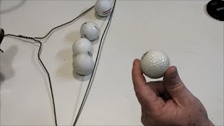 crafting with old golf ball's