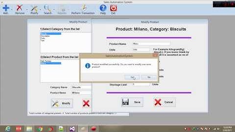 Sales Automation System - billing System - Inventory Management System in VB.NET