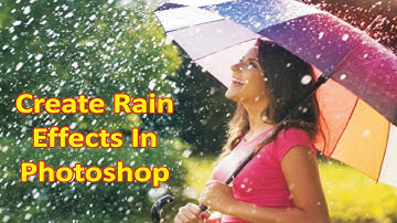 create Rain Effects Photoshop 7 0