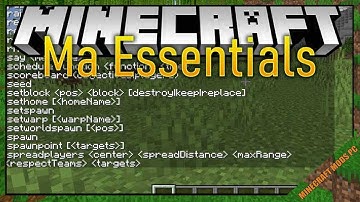 Ma Essentials Mod 1.16.3/1.15.2/1.14.4 Download - How to install it for Minecraft PC