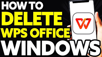 How To Delete Wps Office In Computer Windows 7 (EASY)