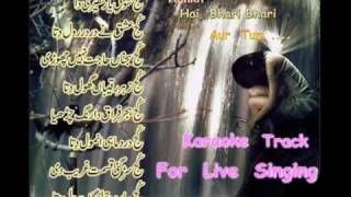 Video thumbnail of "Aankh  Hai  Bhari  Bhari  ( Karaoke Track For  Live Singing )"