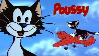 The Smurfs Present: Poussy The Cat | Poussy Le Chat 🐱 | Visual Gags Cartoon!