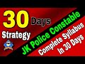 JKP Constable 30 Days Strategy
