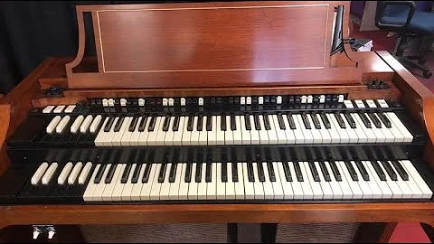 Used Hammond A-100 Organ with Leslie Model 145 Tone Cabinet