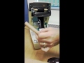Thermal transfer printer with Satin