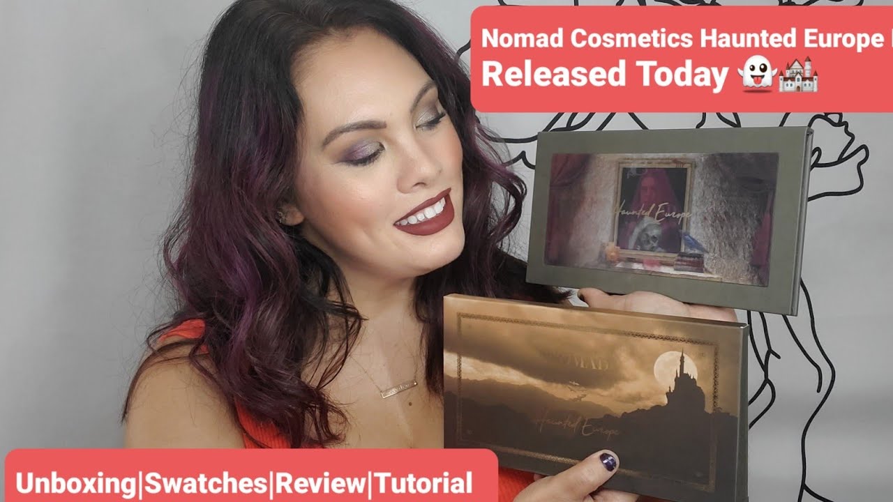 Revealing & Reviewing the NEW NOMAD COSMETICS Haunted Europe palette! 👻 🏰 Launch Day