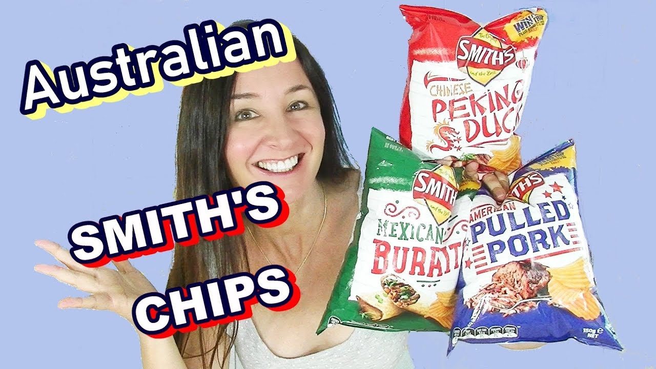 Smith's Chips 3 Crazy Flavors Australian Taste Test YouTube