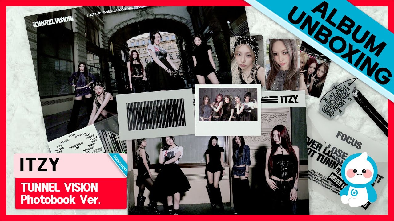 [4K UNBOXING] 🎁ITZY - Tunnel Vision (Photobook Ver.)+ [6KSHOP] GIVEAWAY EVENT 🎁