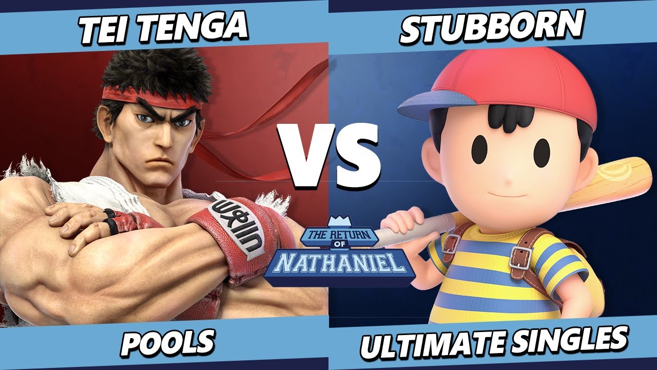 The Return of Nathaniel - Tei Tenga (Ryu) Vs. Stubborn (Ness) Smash Ultimate - SSBU