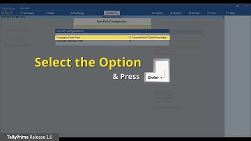 Tally Prime Tutorials- Data Configuration