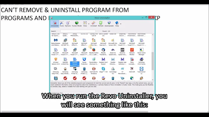 Fix: Can't remove programs from control panel uninstall list Windows 10, 8, 7