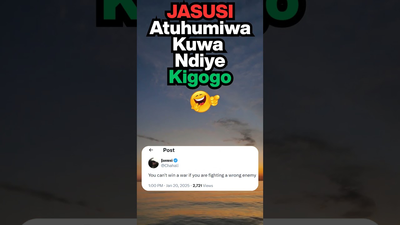 KITENGO KAZINI: Jasusi Atuhumiwa Kuwa Ndie Kigogo 😄 Haitoshangaza Akazushiwa Ndie Habili and Kabili