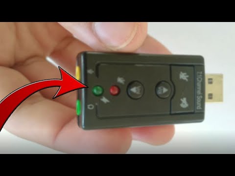 Placa de som usb para Microfone e Fone Entrada P2 (Microfone BM 800 Funciona também)