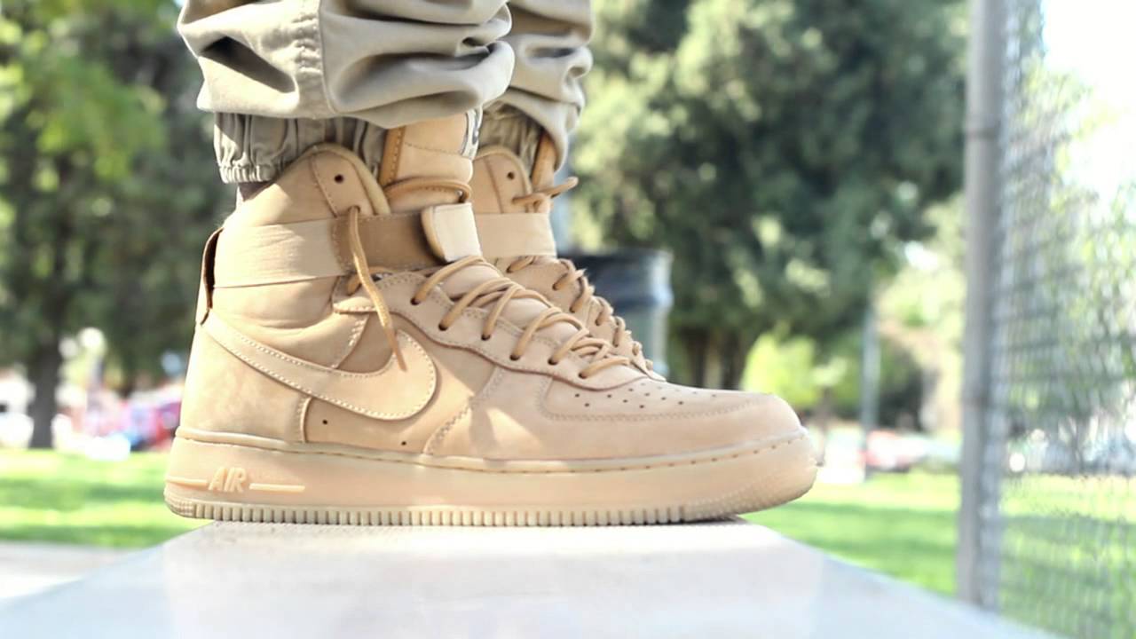 shoe doctor L.A nike air force one flax