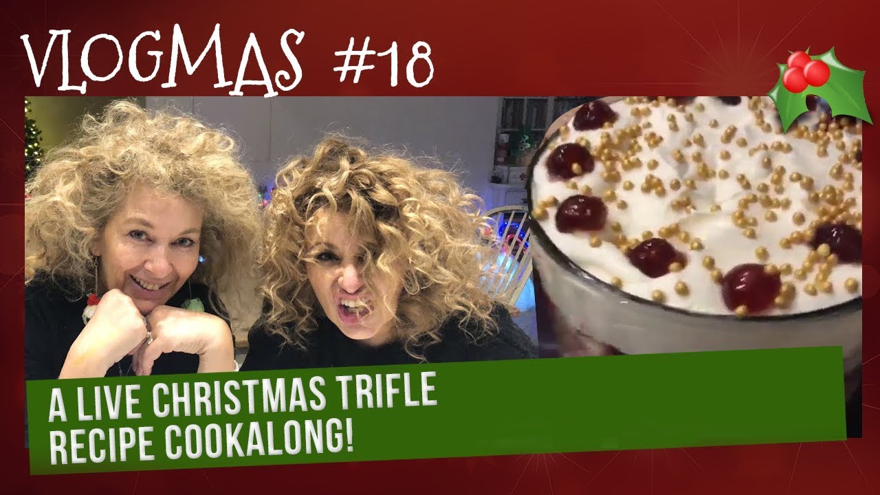 VLOGMAS №18 - РЕЦЕПТ РОЖДЕСТВЕНСКОГО ТРАЙФЛА В ПРЯМОМ ЭФИРЕ