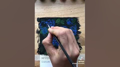 Cách vẽ hoa cẩm tú cầu 🌁