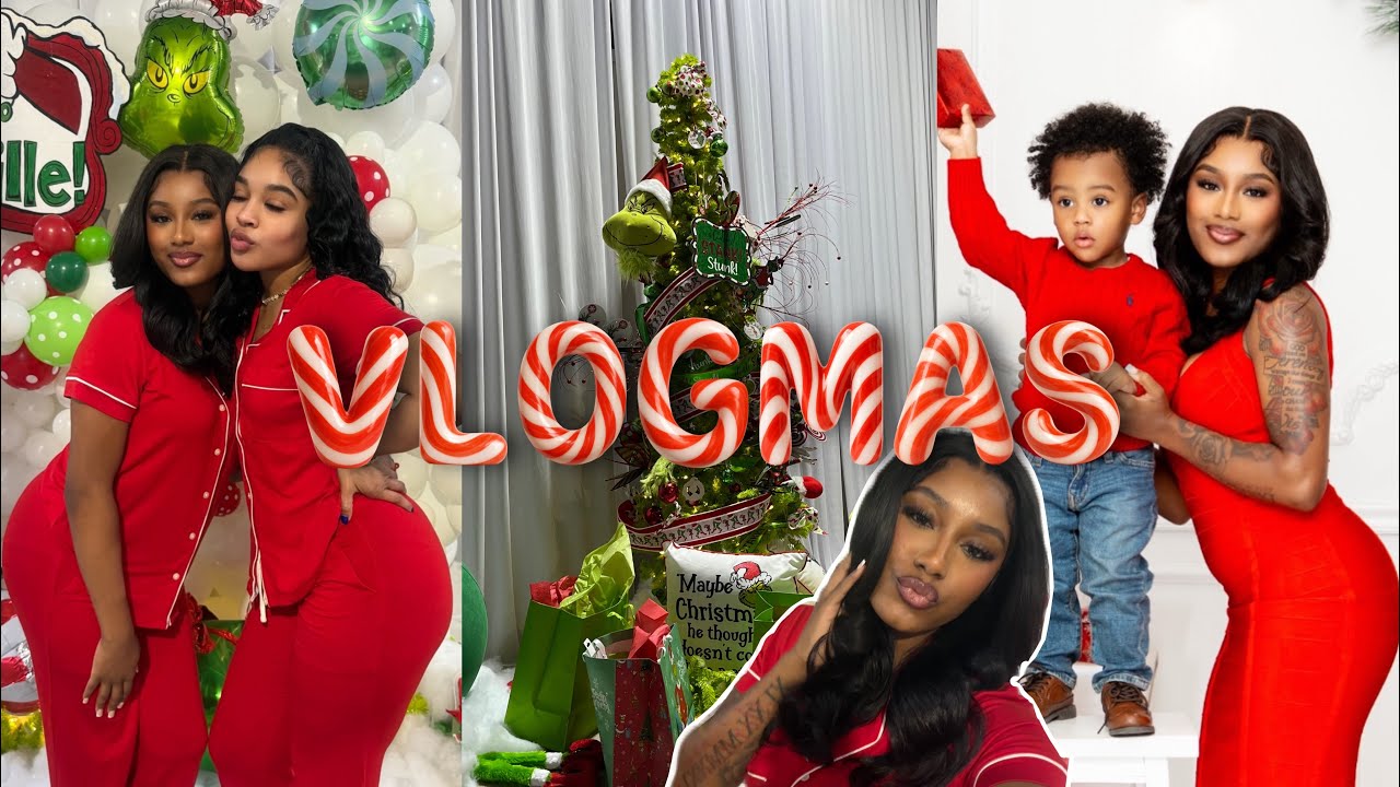 VLOGMAS: Getting in the HOLIDAY SPIRIT! photoshoot, decorating, christmas party & more..