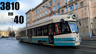 видео: Трамвай Довлатов 3810 по 40 по 2-Муринскому в СПб 15-*: 71-421Р-01 картинка: Трамвай Довлатов 3810 по 40 по 2-Муринскому в СПб 15-*: 71-421Р-01