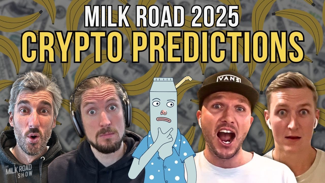 Milk Road 2025 Crypto Predictions: Bitcoin, Ethereum, Solana Prices & More