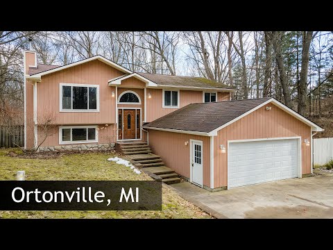 679 Bald Eagle Lake Rd, Ortonville, MI home video tour