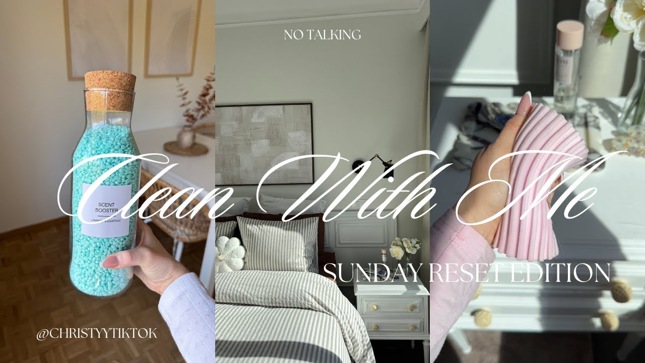 CLEAN, RESTOCK & ORGANIZE WITH ME ✨🤎 *COZY FALL ASMR* ENTIRE APARTMENT DEEP CLEAN ☁️✨
