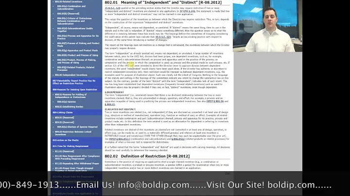 **Bold Bits** Patent Restriction Requirements: Will Your Application Be Construed As One Invention?