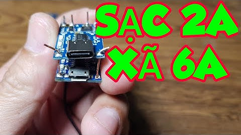 TĂNG DÒNG SẠC VÀ XÃ MODULE TP4056