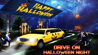 Halloween Night Taxi Driver 3D Car Driving Games - Android screenshot 1