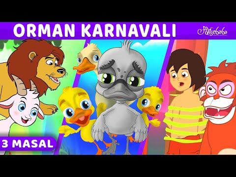 Orman Karnavalı + Çirkin Ördek Yavrusu + Orman Çocuğu | Adisebaba Masallar