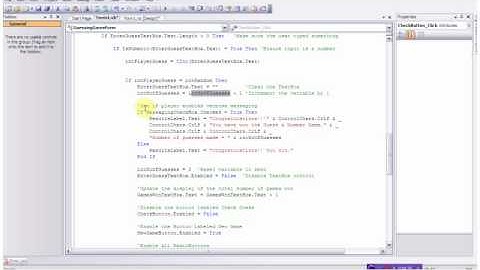 Visual Basic - Guessing Game Part 3
