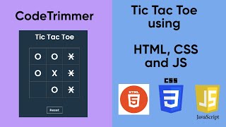 Tic Tac Toe using HTML, CSS, and JS