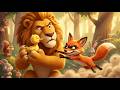 Fox Stole the Duck Egg But Got Surprised | Emotional 3D Cartoon Story | Lion & Duck Baby Friendship