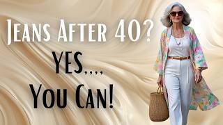 How to Wear Jeans in Summer Elegantly After 40 screenshot 4