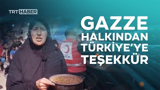 Gazze halkından Türkiye'ye teşekkür