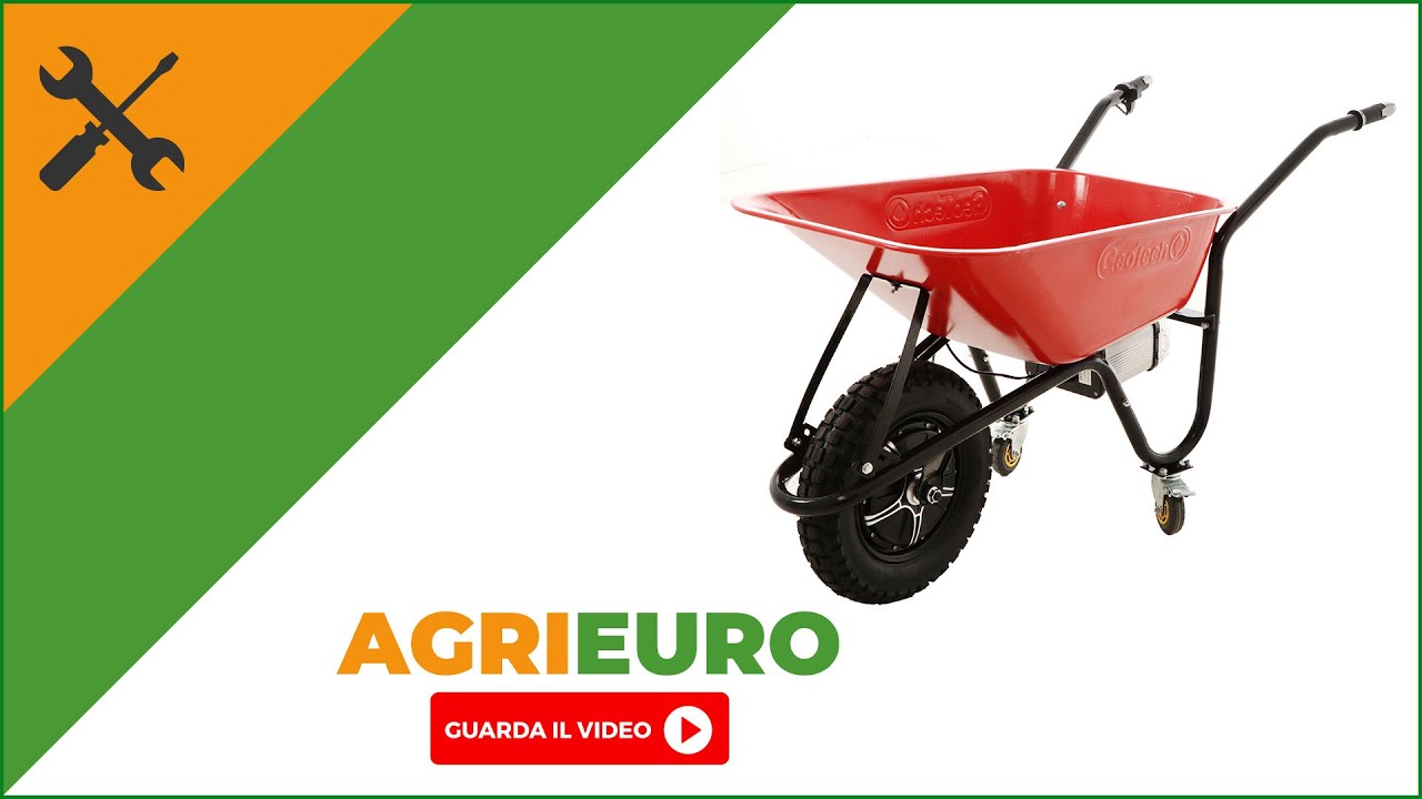 Carriola a batteria Geotech CAR 150-150T : come montare carriola con batteria al litio
