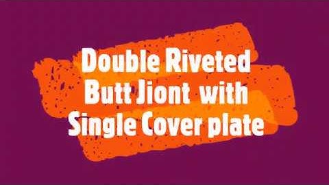 How to draw Double Riveted Butt Joint with Single Cover Plate, using SolidEdge Software