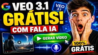 VEO 3.1 COMO USAR VEO3 GRATIS – CRIAR VIDEOS INCRIVEIS COM FALA (VEO3 GRATIS DE GRAÇA)