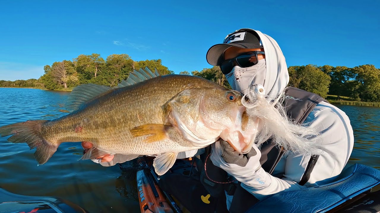 Kayak Bass Fishing a Online Tournament! (Unexpected GIANT FISH CAUGHT