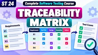 ST 24 | Traceability Matrix | Software Testing Course | Uplatz