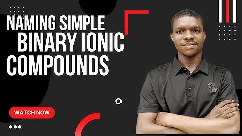 How to name simple Binary ionic compounds [Beginners Class]