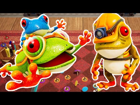 Frogger in Toy Town #6 | Мультик-игра | Игра прохождение | Новые костюмы и секретные задания