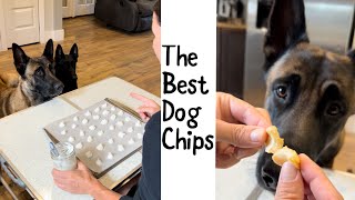 Dog Chips Made From One Ingredient ! #smartdog #belgianmalinois #dogtreat